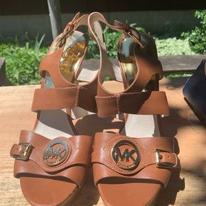 Michael kors brown 5” heels.